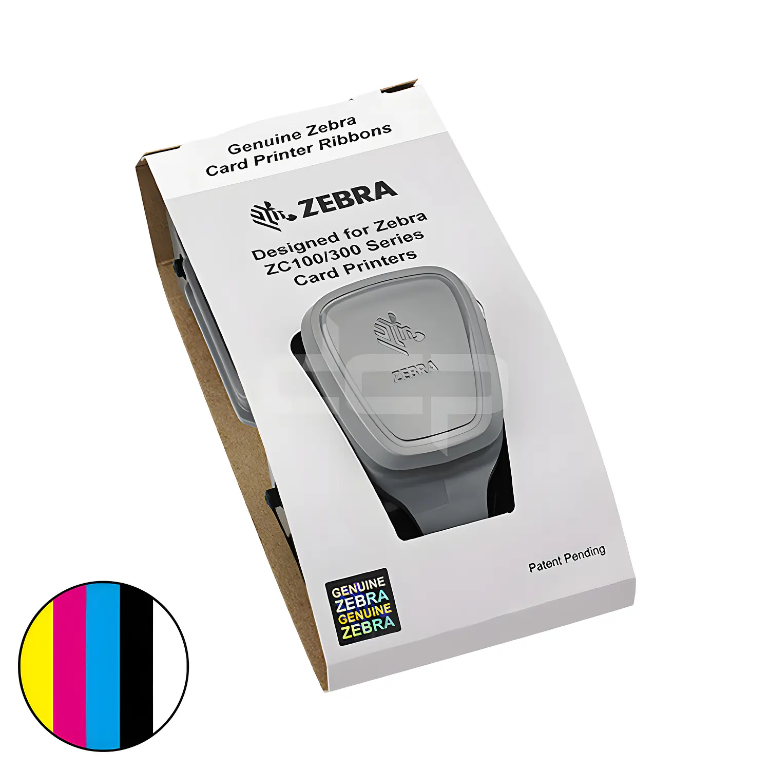 Zebra 800300-350LA, Cinta YMCKO Color para ZC100/ZC300, 200 Impresiones 1