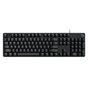 Logitech G413 SE Teclado Mecánico Gamer Full Size, Switch Táctil, PBT, LED Blanco, USB, Negro
