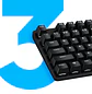 Logitech G413 SE Teclado Mecánico Gamer Full Size, Switch Táctil, PBT, LED Blanco, USB, Negro - Miniatura 8