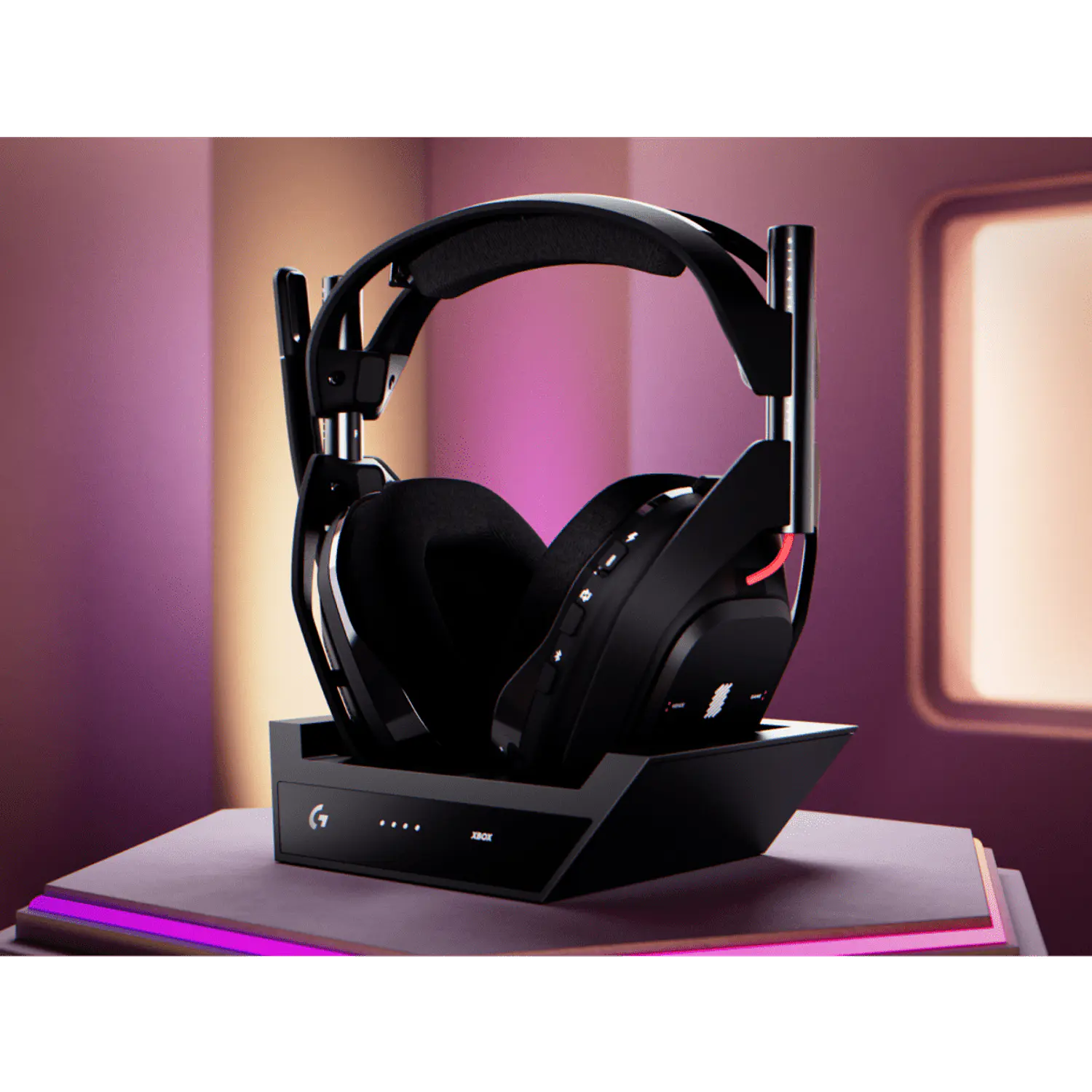 Logitech G ASTRO A50 Gen 5, Audífonos Gamer Inalámbricos, Xbox/PS5/PC, Estación Base, Negro 8