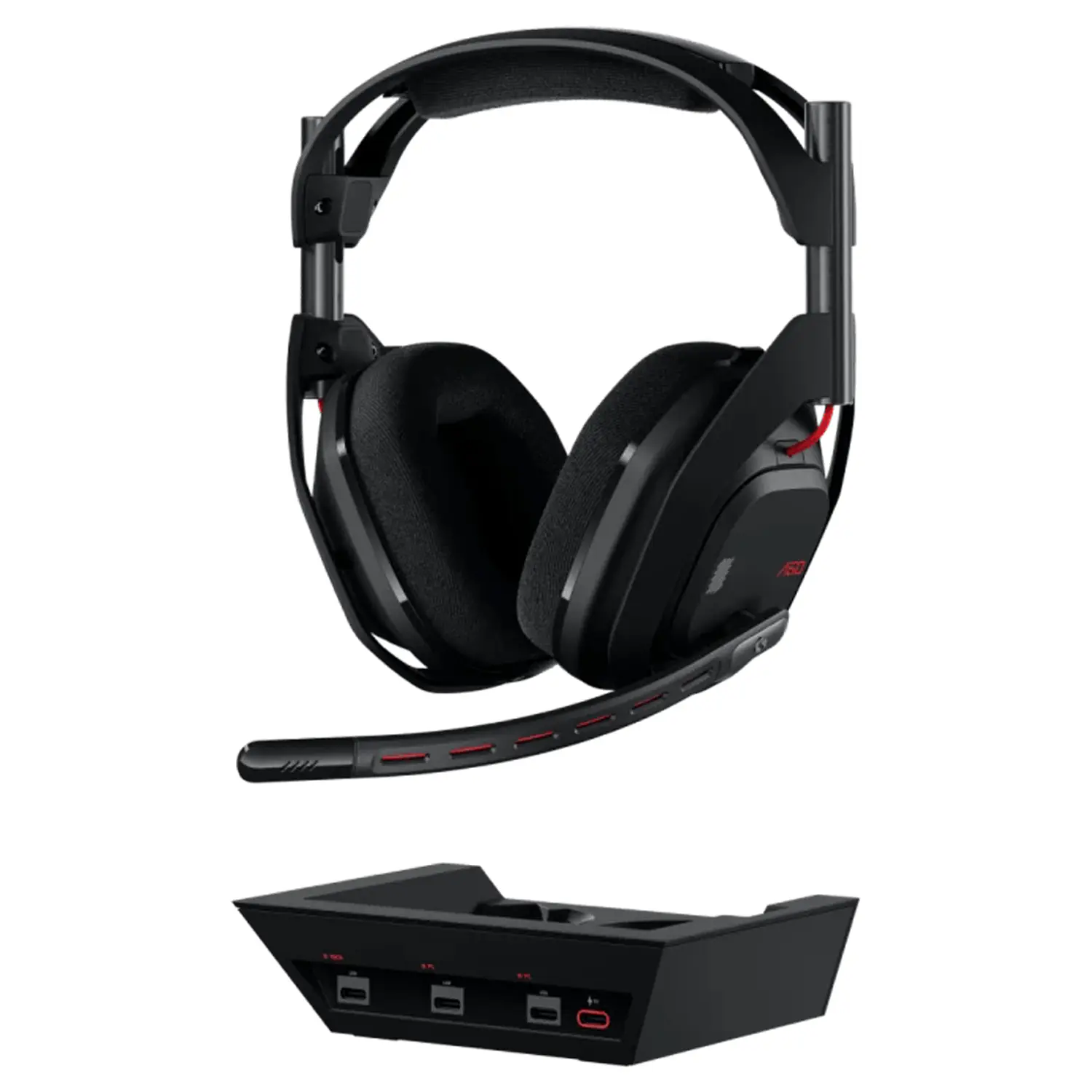 Logitech G ASTRO A50 Gen 5, Audífonos Gamer Inalámbricos, Xbox/PS5/PC, Estación Base, Negro 1