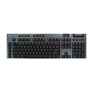 Logitech G915 X LIGHTSPEED, Teclado Gamer Inalámbrico Tamaño Completo, Perfil Bajo RGB, Negro