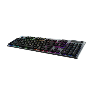 Logitech G915 X LIGHTSPEED, Teclado Gamer Inalámbrico Tamaño Completo, Perfil Bajo RGB, Negro