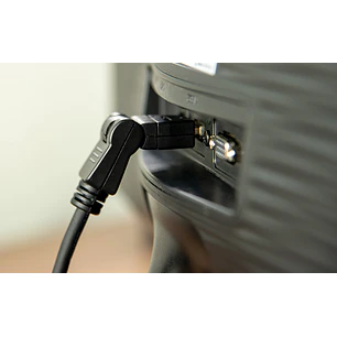 Xtech XTC-606, Cable HDMI 1.8 m Giratorio y Pivotante, 4K, 10.2 Gbps, Negro