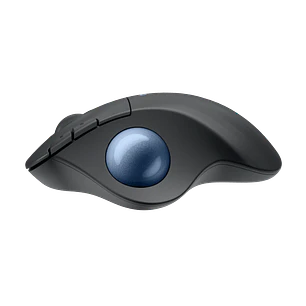 Logitech ERGO M575S, Mouse Ergonómico Trackball Inalámbrico, Bluetooth, Logi Bolt, 2000 DPI, Grafito