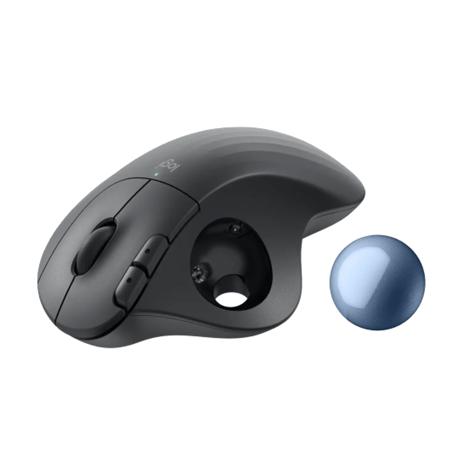 Logitech ERGO M575S, Mouse Ergonómico Trackball Inalámbrico, Bluetooth, Logi Bolt, 2000 DPI, Grafito 5