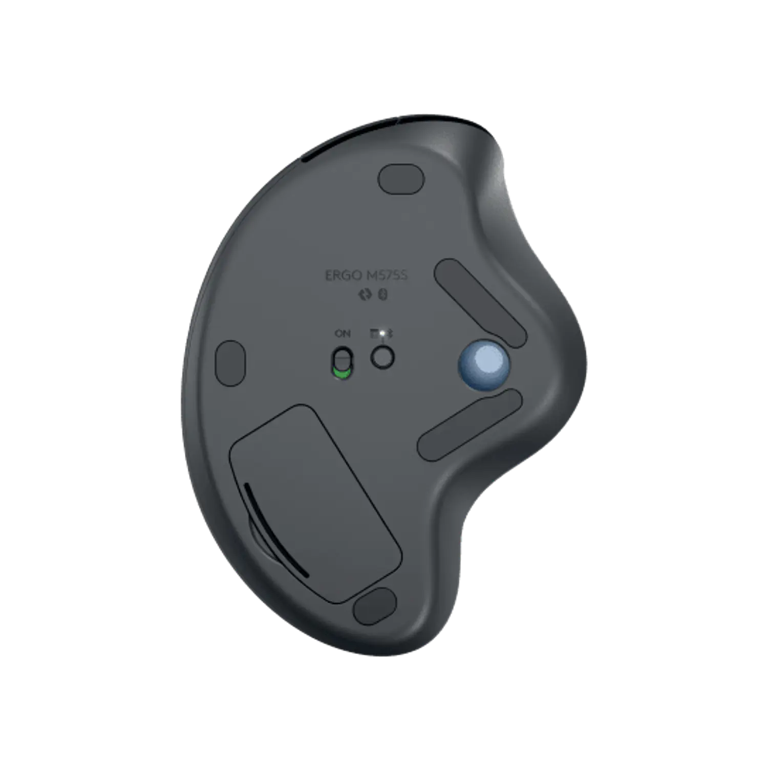 Logitech ERGO M575S, Mouse Ergonómico Trackball Inalámbrico, Bluetooth, Logi Bolt, 2000 DPI, Grafito 6