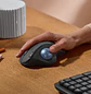 Logitech ERGO M575S, Mouse Ergonómico Trackball Inalámbrico, Bluetooth, Logi Bolt, 2000 DPI, Grafito - Miniatura 8