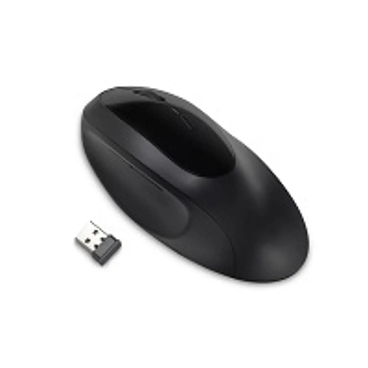 Kensington Pro Fit Ergo, Mouse Ergonómico Inalámbrico, 1600 DPI, Bluetooth, Clic Silencioso, Negro 1