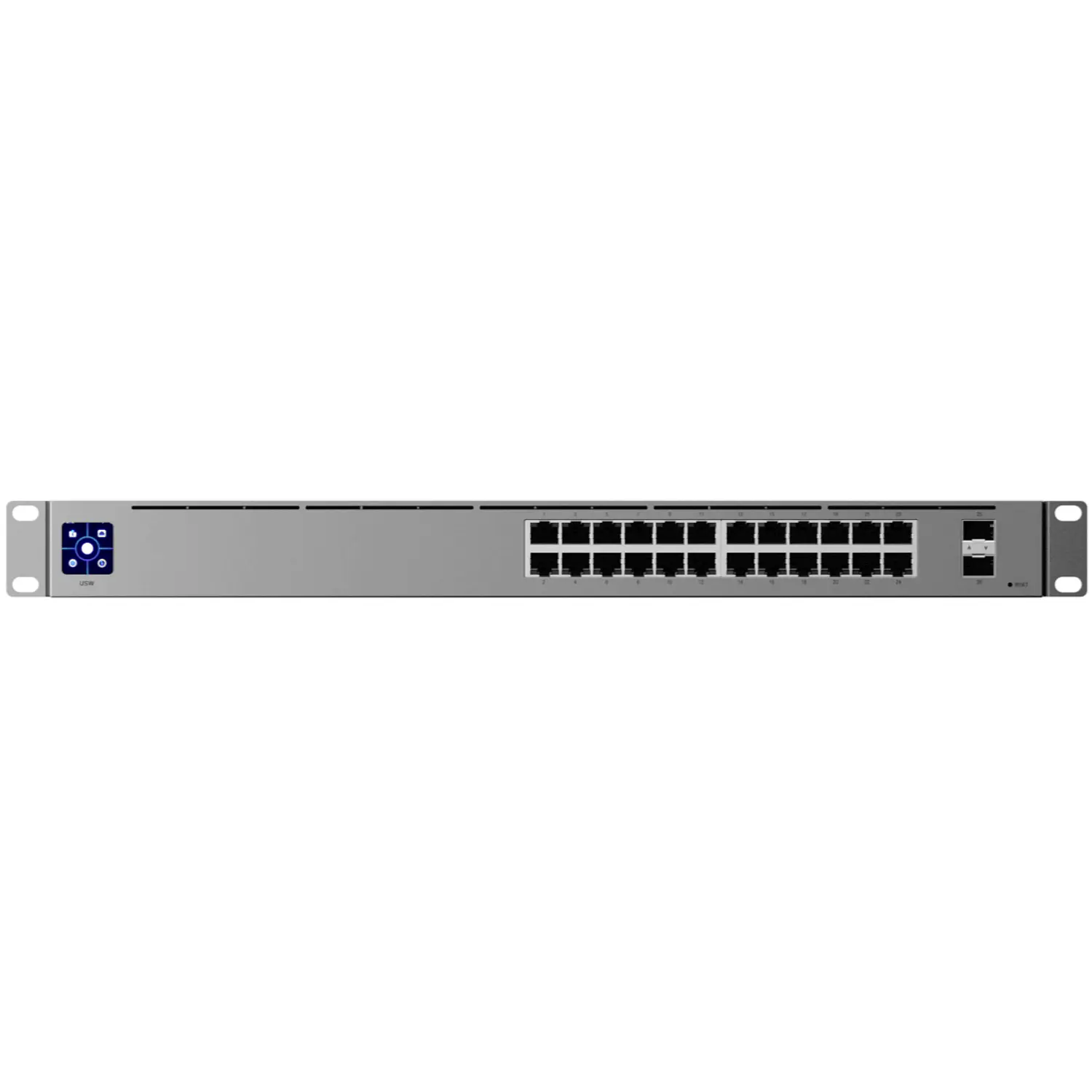 Ubiquiti UniFi USW-24 Switch L2, 24 Puertos Gigabit, 2 SFP, 52 Gbps, Pantalla 1.3″, Rack 1U 2