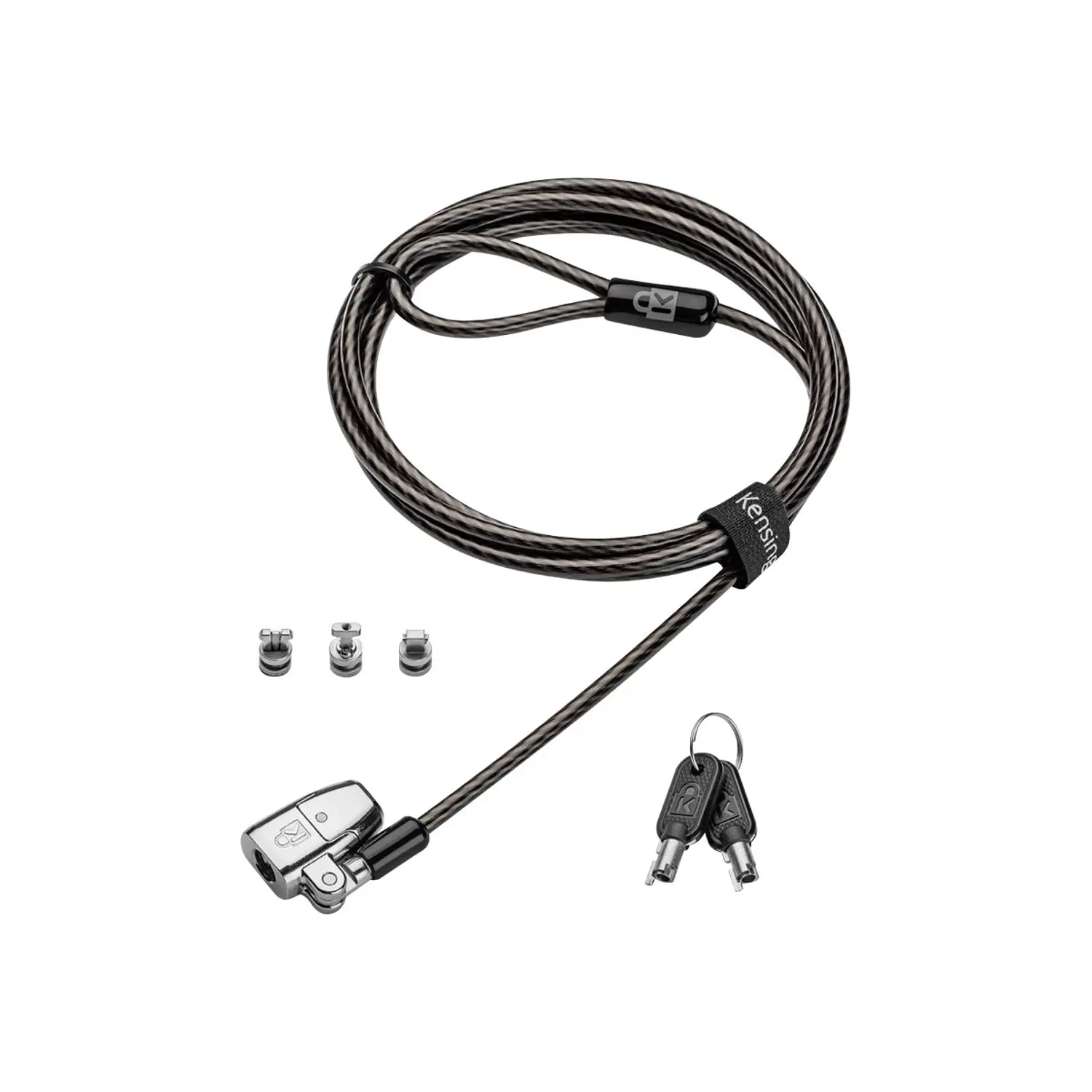 Kensington K68102WW ClickSafe 2.0, Candado Universal con Llave para Notebook, Cable 1.8 m