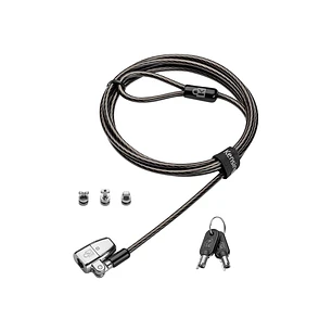 Kensington K68102WW ClickSafe 2.0, Candado Universal con Llave para Notebook, Cable 1.8 m
