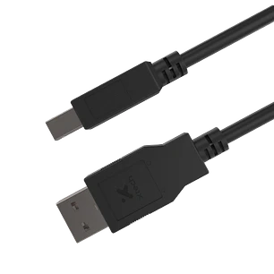Xtech XTC-303, Cable USB 2.0 A Macho a B Macho, 3m, 480Mbps, Negro