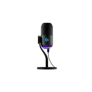 Logitech G Yeti GX, Micrófono Dinámico USB, 24 bits,96 kHz, Supercardioide, RGB