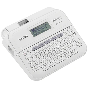 Brother P-touch PT-D410, Rotuladora de Escritorio, USB, Cintas 18 mm, 180 ppp, 20 mm/s, Blanca