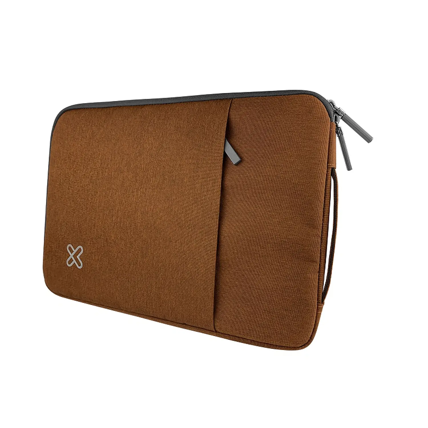 Klip Xtreme KNS-420BR SquarePro, Funda para Notebook 15.6 Pulgadas, Poliéster, Café 1