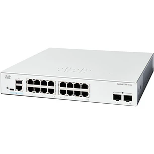 Cisco Catalyst C1300-16T-2G, Switch Administrable L3, 16 Puertos Gigabit, 2 SFP, 36Gbps
