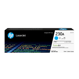 HP 230A, Tóner Original LaserJet Cian, 1.800 Páginas, TerraJet