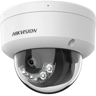 Hikvision DS-2CD1163G2-LIU, Cámara IP Domo 6MP, 2.8mm, Luz Híbrida 30m, Micrófono, PoE, IP67