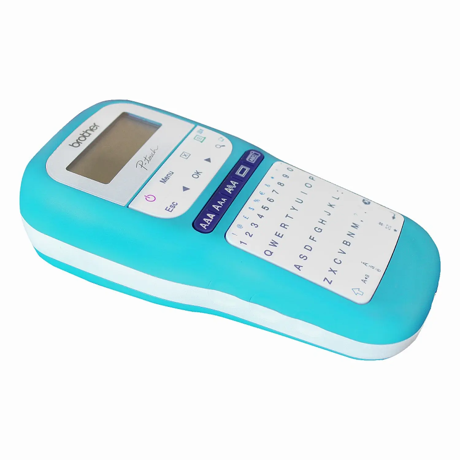Brother PT-H110TB, Rotuladora Portátil 12mm, 180 DPI, 20mm/s, QWERTY, Turquesa 2