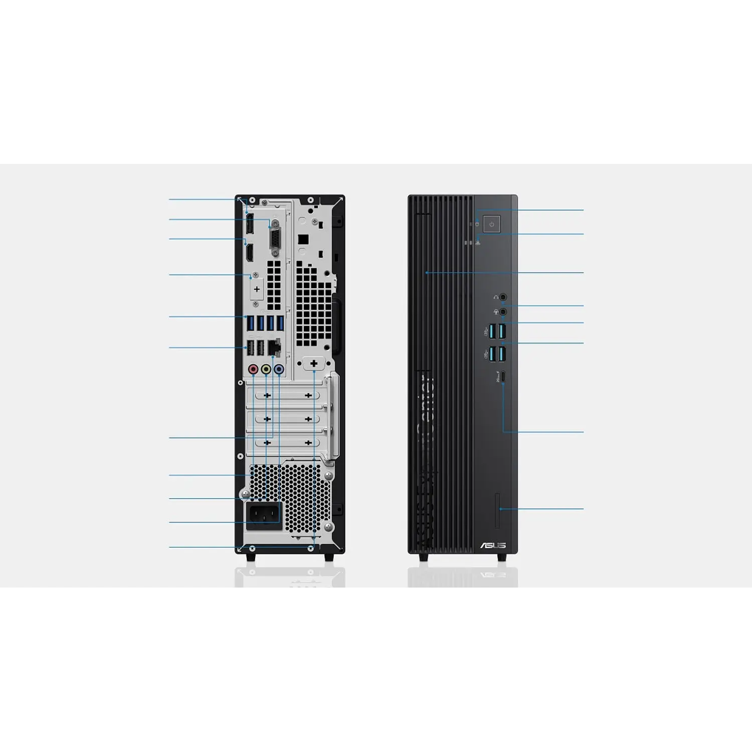 ASUS ExpertCenter B900 SFF, PC Empresarial Core Ultra 7, 32GB RAM, SSD 1TB, Windows 11 Pro 6