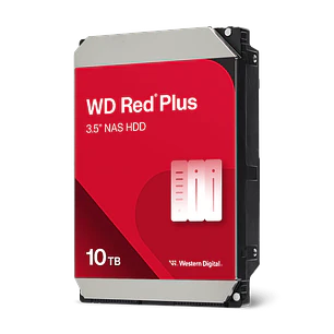 Western Digital WD Red Plus, Disco Duro NAS 10TB, 3.5