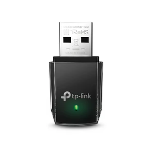 TP-Link Archer T3U, Adaptador Wi-Fi USB 3.0 AC1300, Doble Banda, MU-MIMO, Negro