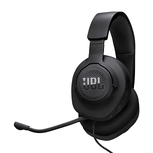 JBL Quantum 100M2, Audífonos Gamer Alámbricos, 40 mm, Micrófono Extraíble, 3.5 mm, Negro