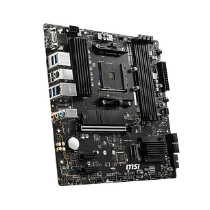 MSI B550M PRO-VDH, Placa Madre Micro-ATX AM4, DDR4 128GB, PCIe 4.0, 2x M.2, Gigabit LAN