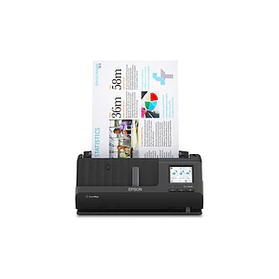 Epson WorkForce ES-C380W, Escáner Dúplex Wi‑Fi, 30 ppm, ADF 20 Hojas, Pantalla Táctil