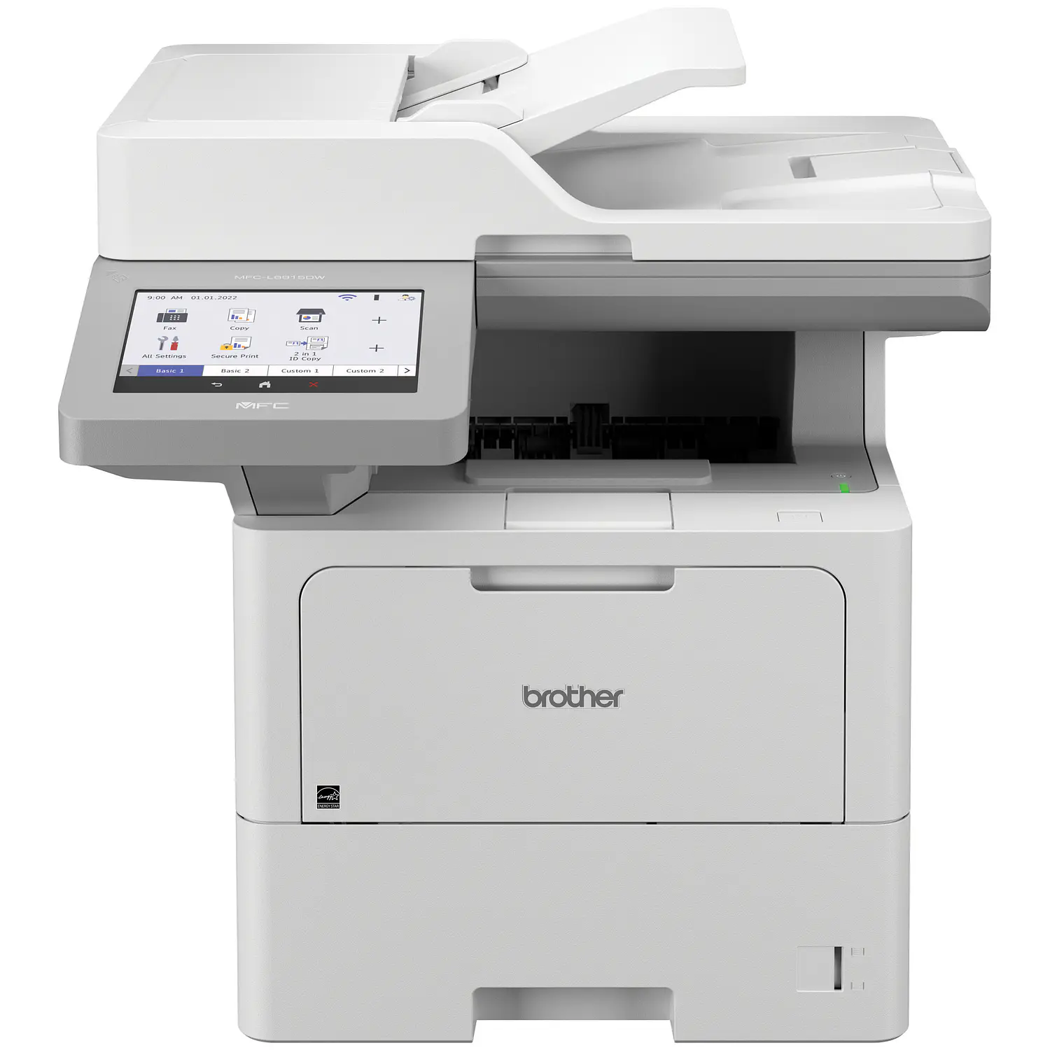 Brother MFC-L6915DW, Multifuncional Láser Monocromático, 52 ppm, Dúplex, ADF 80, Wi‑Fi, NFC 1