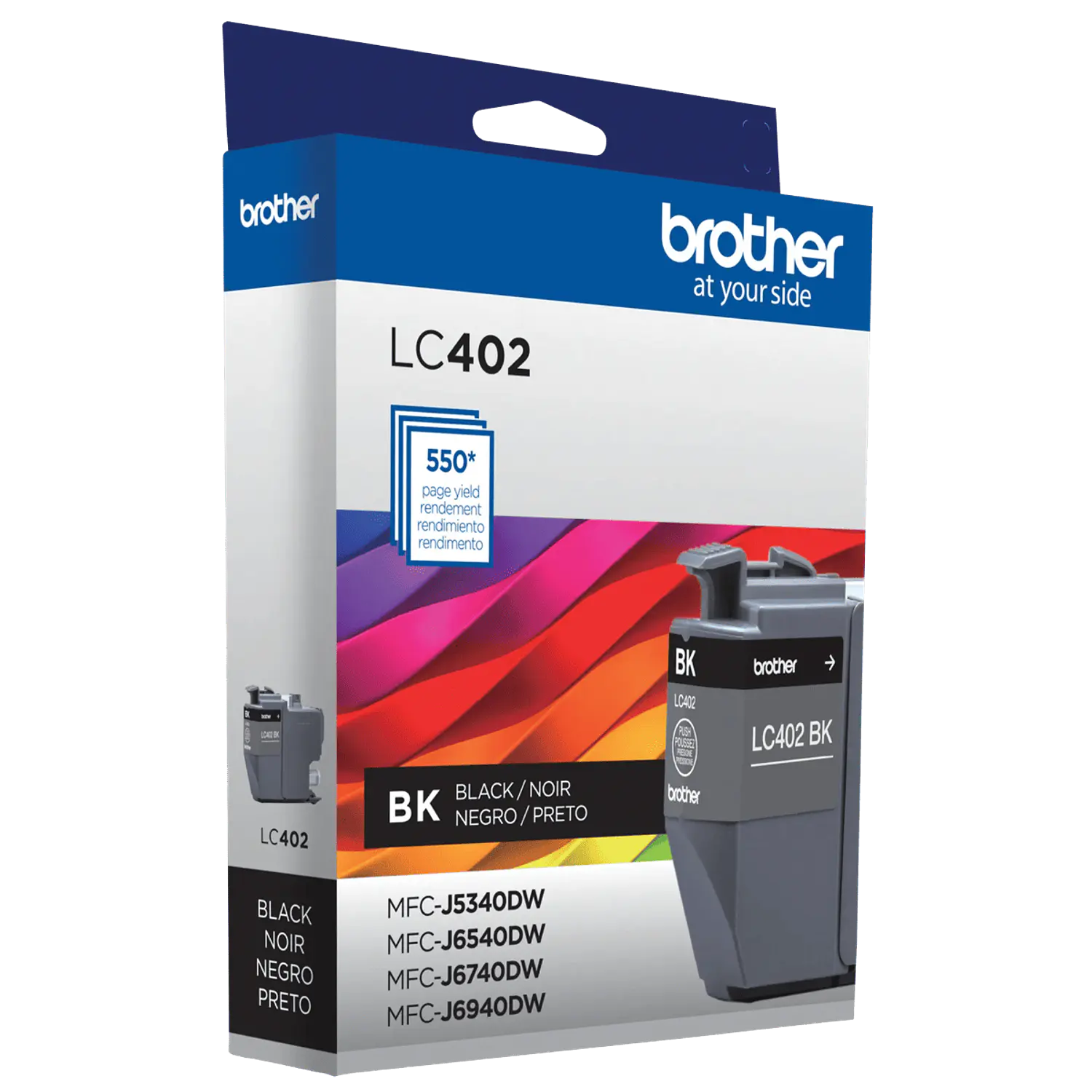 Brother LC402BK, Cartucho de Tinta Negra Original, 550 Páginas 4