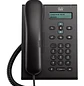 Cisco CP-3905, Teléfono IP SIP, 1 Línea, Pantalla Monocromática, PoE, 2 Puertos Ethernet, Carbón - Miniatura 1