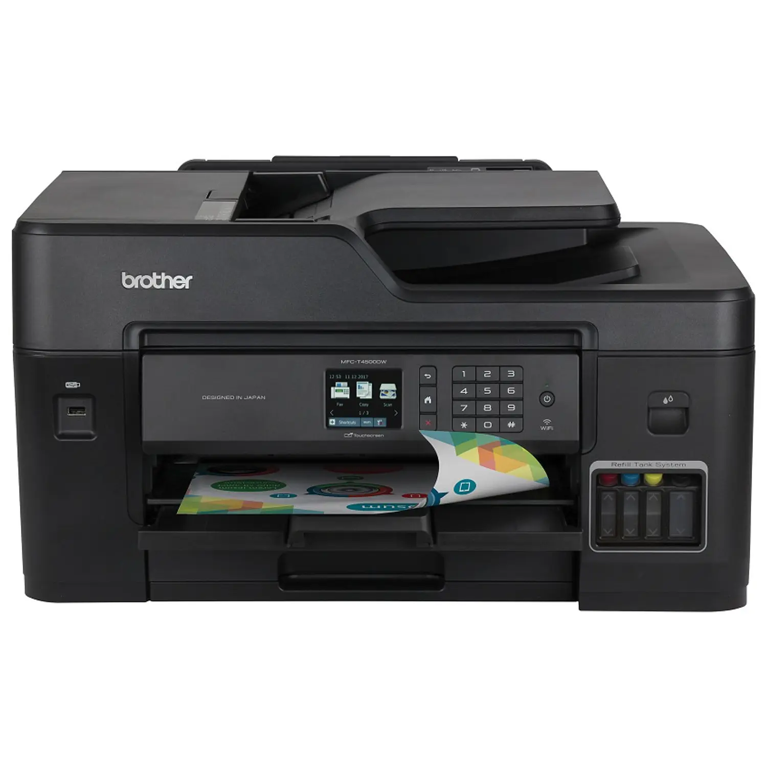 Brother MFC-T4500DW, Multifuncional InkBenefit Tank A3, 22 ipm, Dúplex, Wi-Fi, Ethernet, ADF 50 1