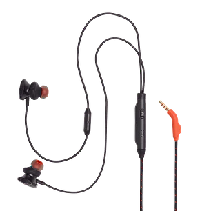JBL Quantum 50, Audífonos Gamer In-Ear Alámbricos, 8.6 mm, Micrófono, 3.5 mm, Negro
