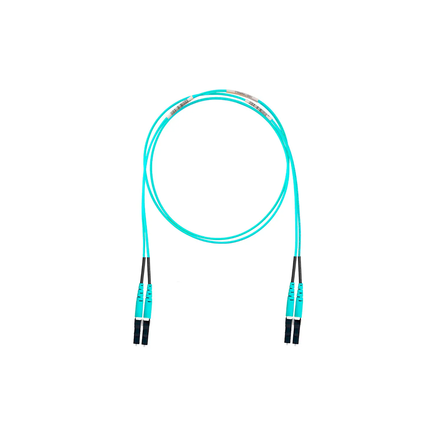 Panduit Opti-Core FX2ERLNLNSNM010, Patch Cord Fibra OM3 LC-LC Dúplex, OFNR, 10 m, Aqua 1