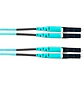 Panduit Opti-Core FX2ERLNLNSNM010, Patch Cord Fibra OM3 LC-LC Dúplex, OFNR, 10 m, Aqua - Miniatura 2