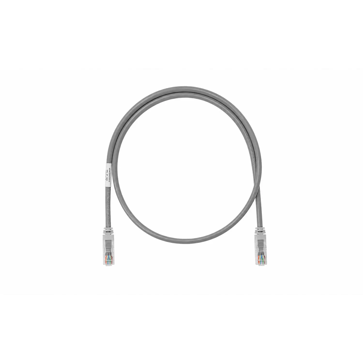 Panduit NetKey NK6PC8GYY, Patch Cord RJ45 Cat6 UTP, 24AWG CM, 2.44 m, Gris 1
