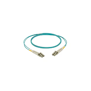 Panduit NetKey NKFPZ22RLLSM002, Patch Cord Fibra OM4 LC-LC Dúplex, OFNR, 2 m, Aqua