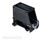 Panduit CADIN1BL-S, Adaptador Blindado Mini-Com para Riel DIN 35 mm, 1 Puerto, Negro - Miniatura 2