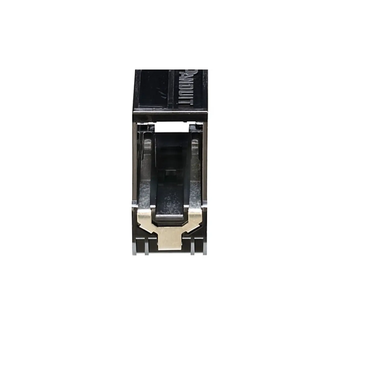 Panduit CADIN1BL-S, Adaptador Blindado Mini-Com para Riel DIN 35 mm, 1 Puerto, Negro 3