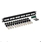 Panduit KT035XCL82, Kit Patch Panel Cat6, 24 Puertos, 24 Módulos RJ45 UTP, Mini-Com, Negro - Miniatura 1