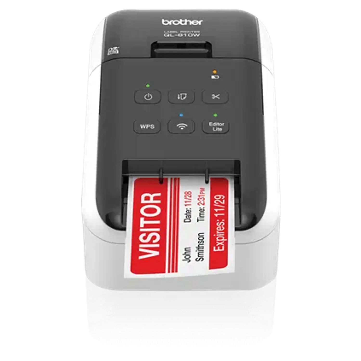 Brother QL-810W, Impresora Térmica de Etiquetas, Wi-Fi, USB, 300 x 600 dpi, 110 Etiq/min 3