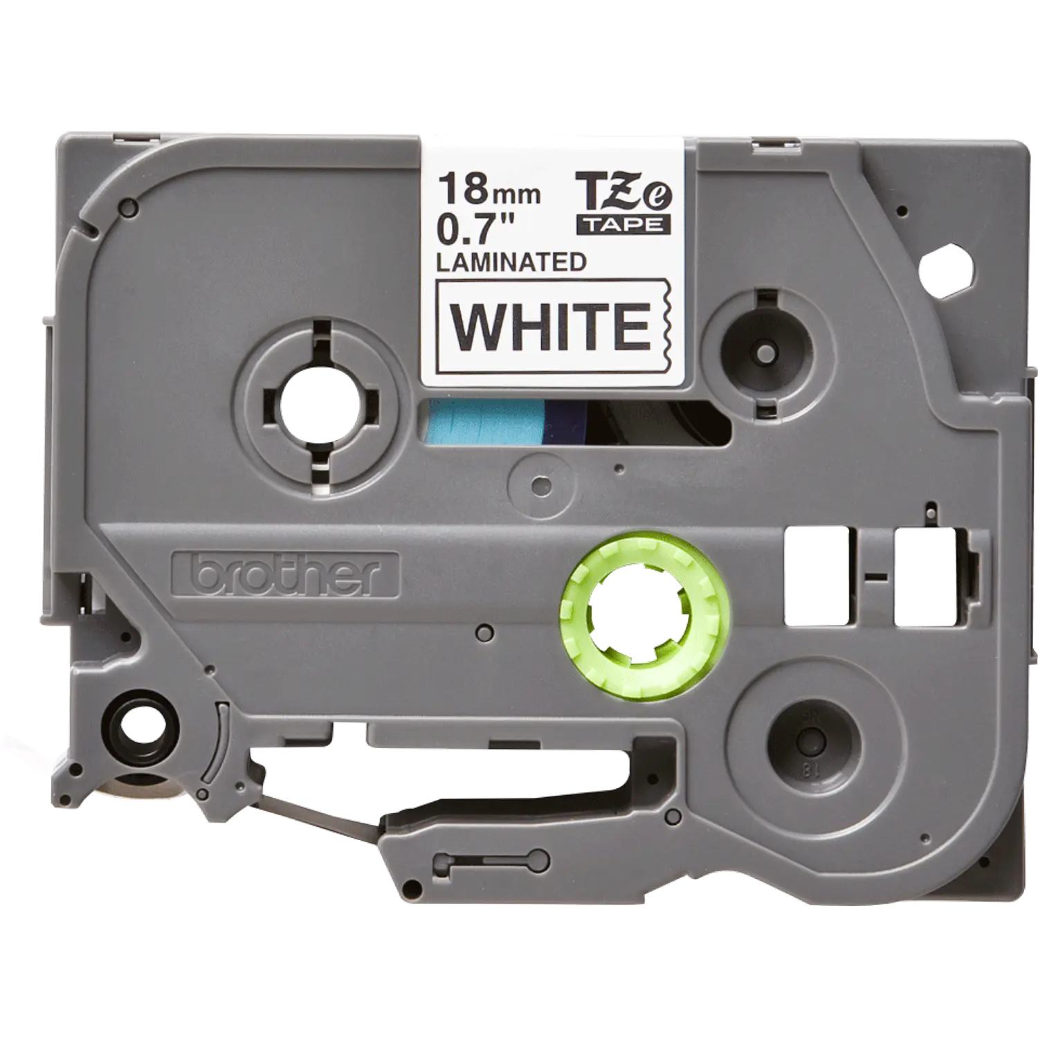 Brother TZe-241, Cinta Laminada Negro sobre Blanco, 18 mm x 8 m para P-touch 2