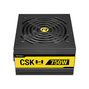 Antec CSK750H, Fuente de Poder 750W, Semimodular, 80 PLUS Bronze, Ventilador 120 mm
