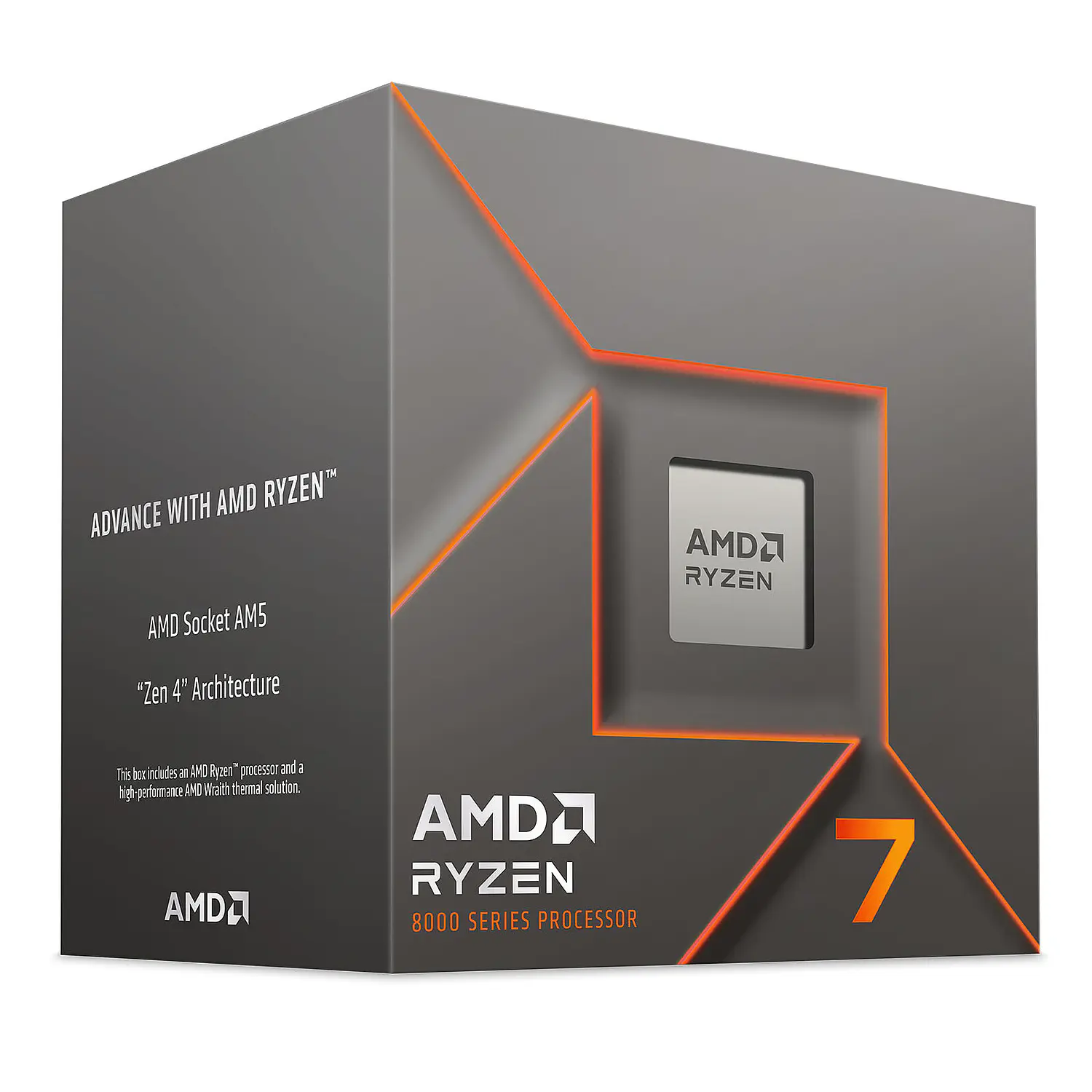 AMD Ryzen 7 8700F, Procesador AM5, 8 Núcleos, 16 Hilos, 5.0GHz, 65W, Sin Gráficos 2