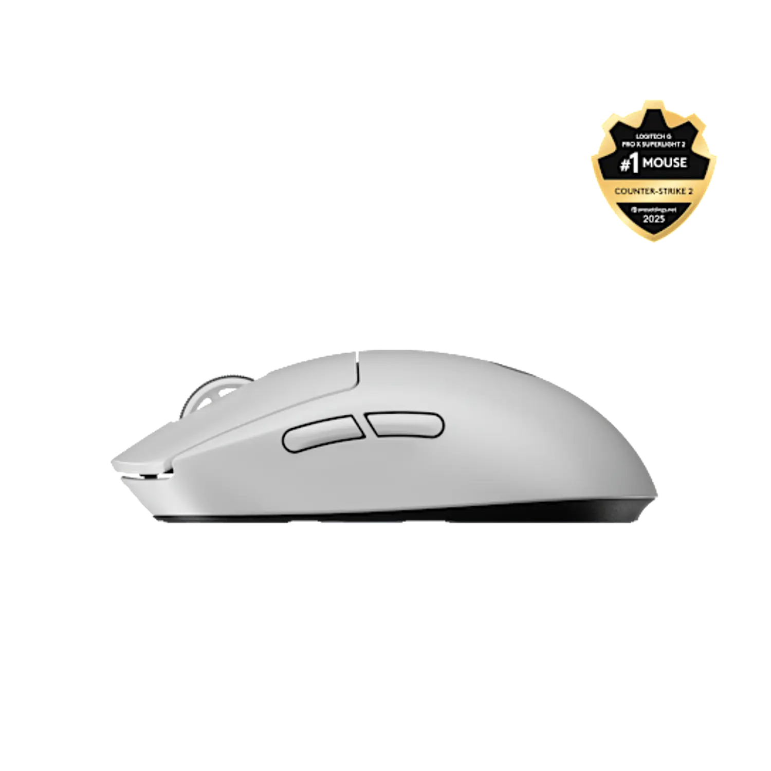 Logitech G PRO X SUPERLIGHT 2, Mouse Gamer Inalámbrico HERO 2 44K DPI, 60g, Blanco 2