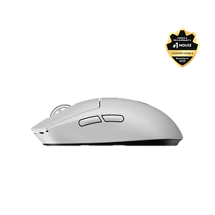 Logitech G PRO X SUPERLIGHT 2, Mouse Gamer Inalámbrico HERO 2 44K DPI, 60g, Blanco