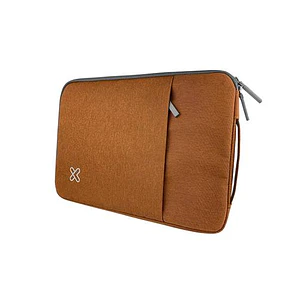 Klip Xtreme KNS-420BR SquarePro, Funda para Notebook 15.6 Pulgadas, Poliéster, Café