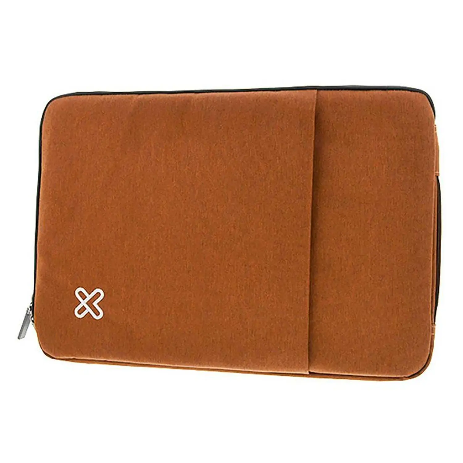 Klip Xtreme KNS-420BR SquarePro, Funda para Notebook 15.6 Pulgadas, Poliéster, Café 3